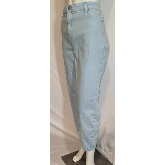 Buffalo David Bitton Jeans Fog Blue High Rise Havana Ankle Jeans - Size 16 - Picture 4 of 13